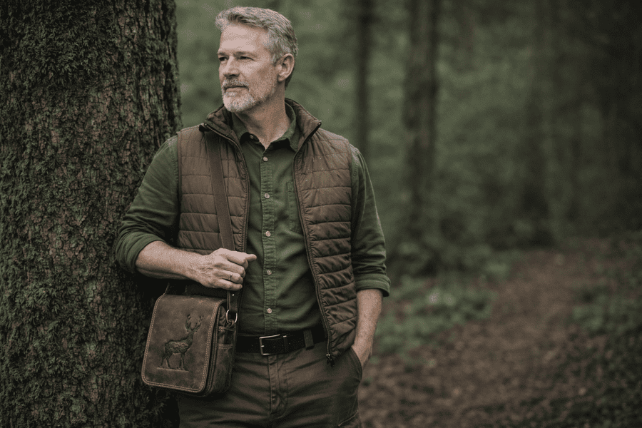 kožena panska taška využitie do lesa mk